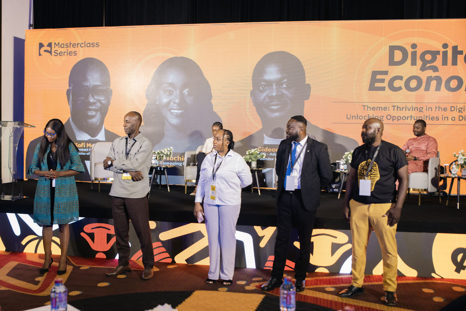 Panel discussion at the MTN Masterclass Series Digital Economy event, Kempinski Hotel Accra